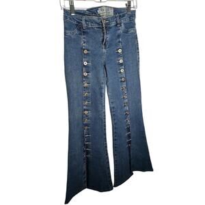 RH jeans Wmns Rare style Made in brazil Size8 Low front rise See measurements
